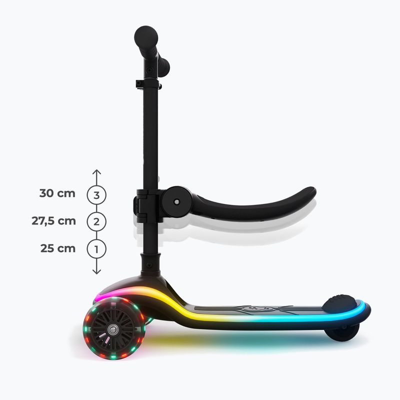 Kinder-Dreiradroller Kinderkraft Raket Up black 11