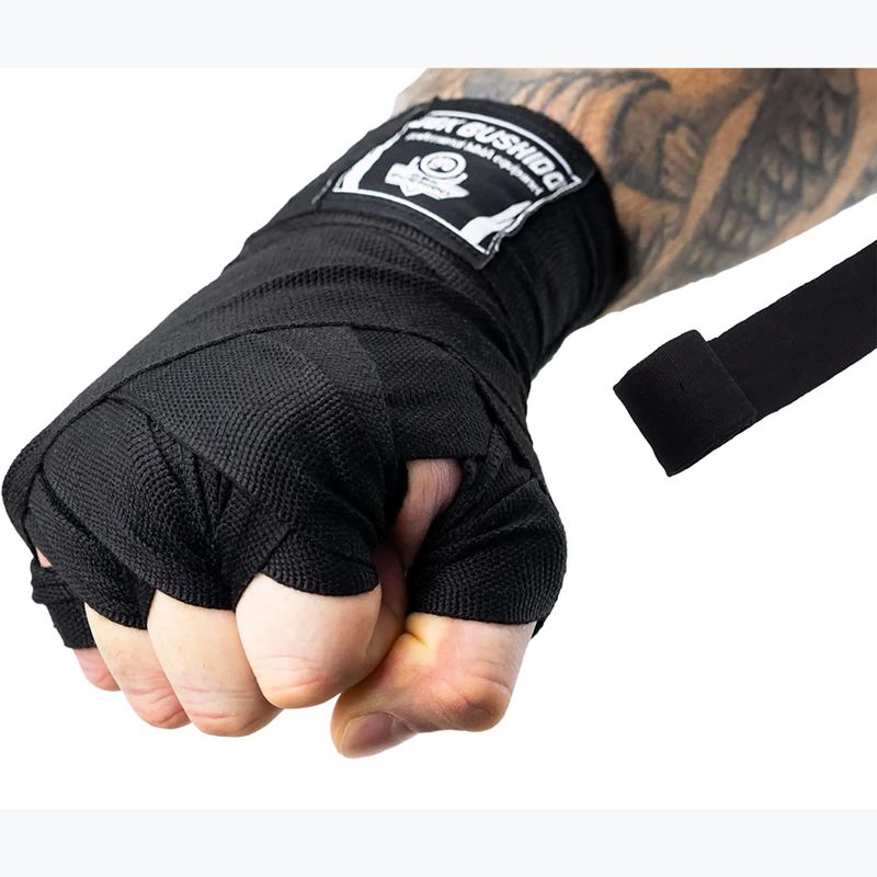 Bushido Boxbandagen schwarz ARH-100011-BLACK 3