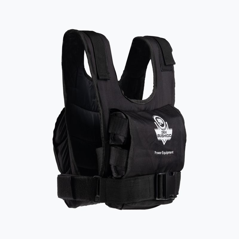 Bushido Trainingsweste mit 18kg Gewicht schwarz K18