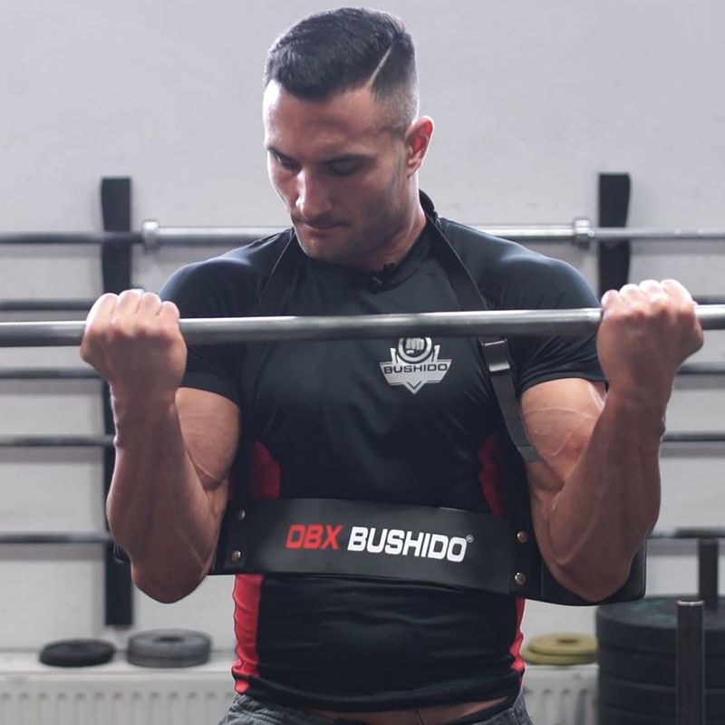 DBX BUSHIDO Arm Blaster Bizeps Trainingsgerät schwarz 5