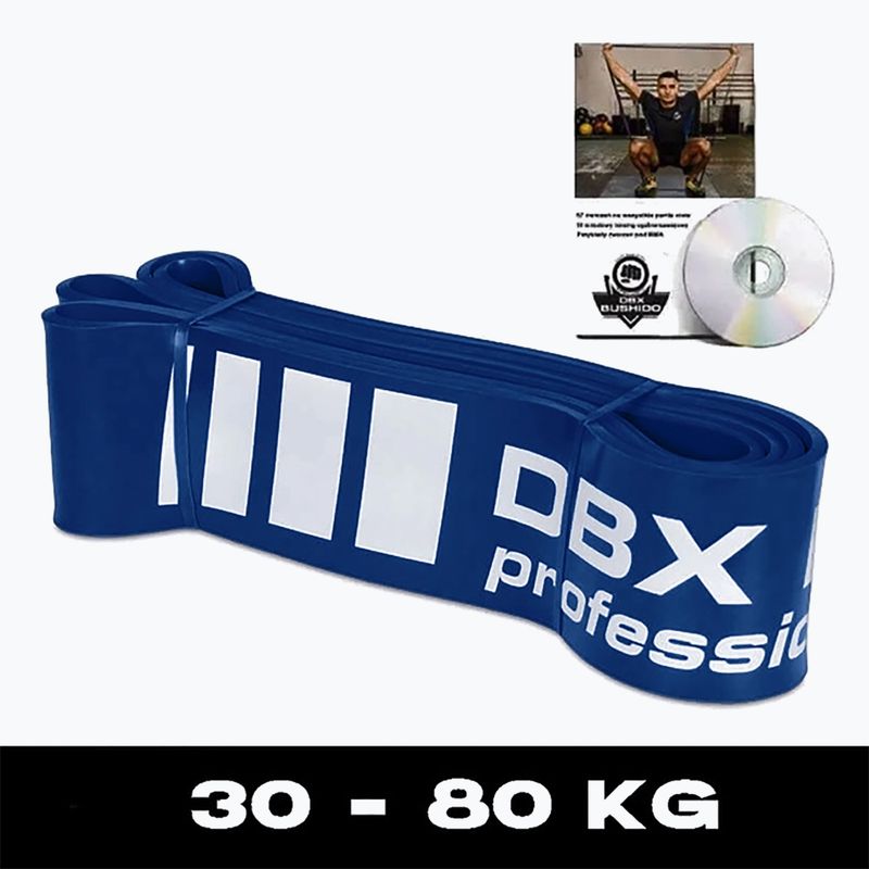 Bushido Übungsgummi Power Band 64 blau 5