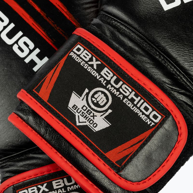 Bushido Sparring Trainingshandschuhe Leder schwarz ARB-415 14oz 5