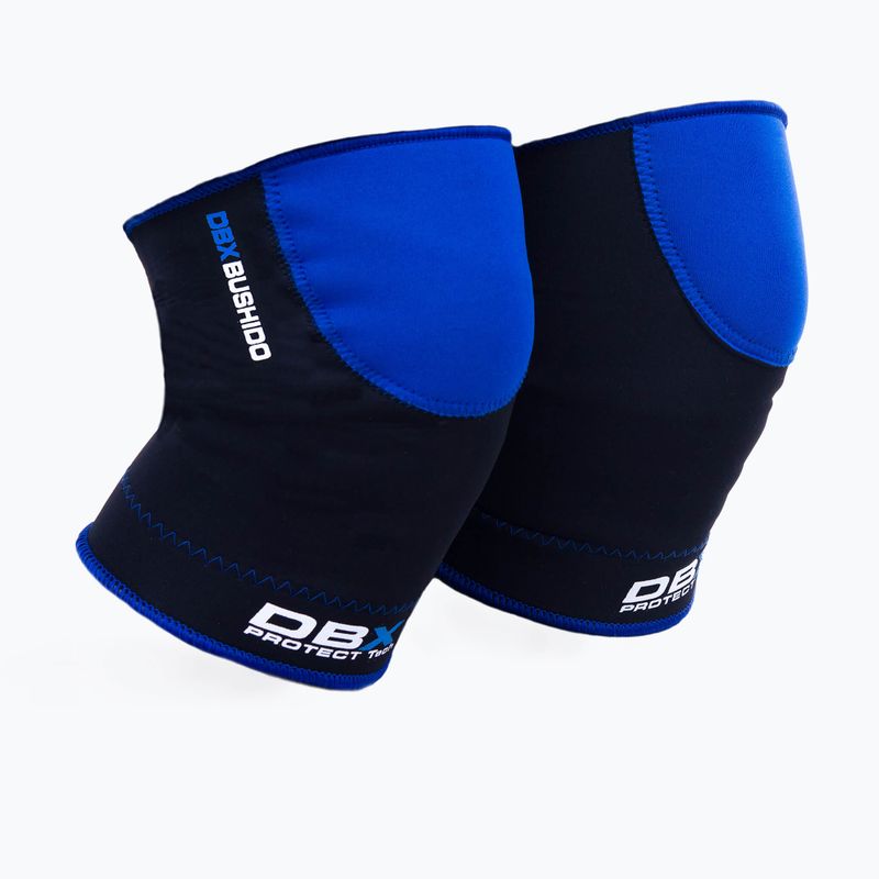 Bushido blau Neopren Kniestrümpfe Set DBD-E-1a 2
