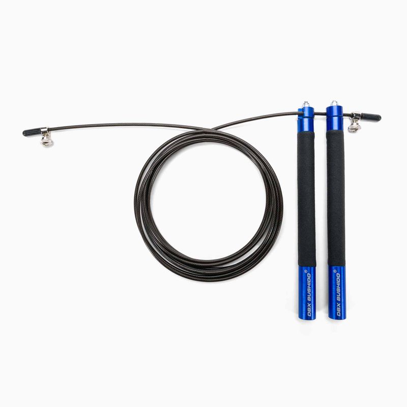 Bushido Crossfit Premium Aluminium-Springseil S5-Blau