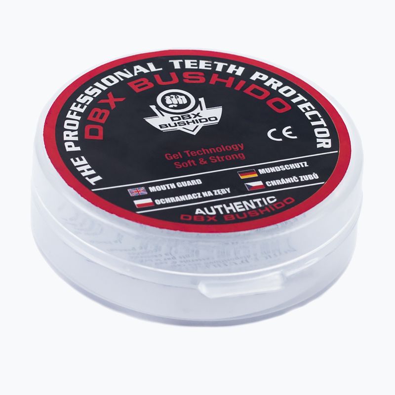 Bushido weiß Kieferschützer + Box Arm-10001-TRANS 5