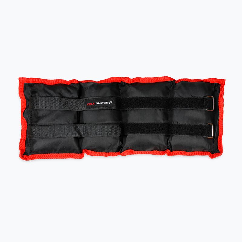 Bushido Knöchel- und Handgelenksgewicht-Set schwarz- 2x2kg OB2 3
