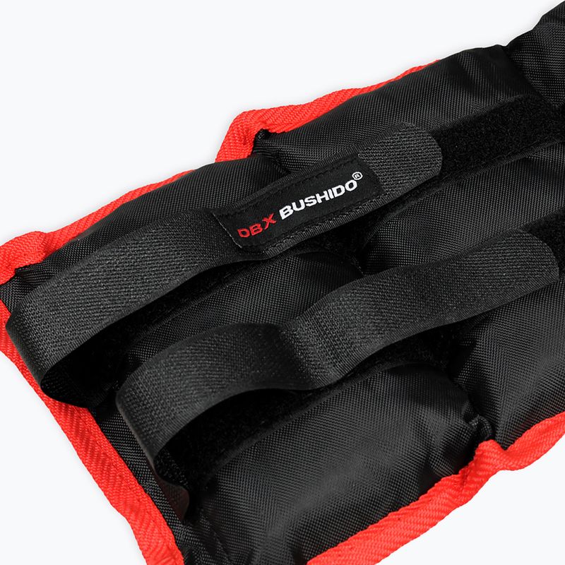 Bushido Knöchel- und Handgelenksgewicht-Set schwarz- 2x2kg OB2 6