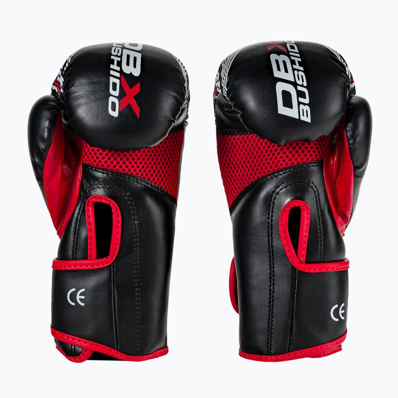 Boxhandschuhe Kinder DBX BUSHIDO ARB-47v2 schwarz-rot 2