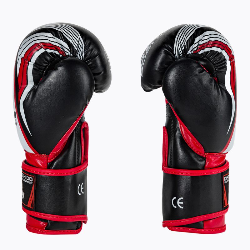 Boxhandschuhe Kinder DBX BUSHIDO ARB-47v2 schwarz-rot 4