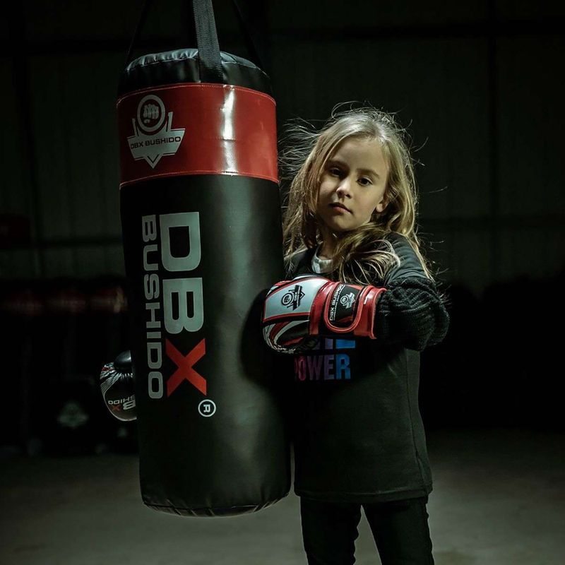 Boxhandschuhe Kinder DBX BUSHIDO ARB-47v2 schwarz-rot 14