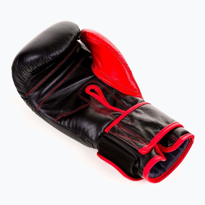 Bushido Sparring Trainingshandschuhe Leder schwarz ARB-415 14oz 11