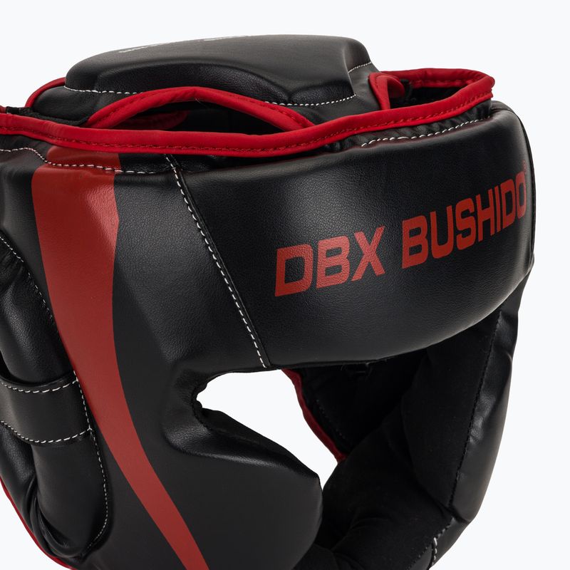 Boxhelm DBX BUSHIDO ARH-2190R Schwarz/Rot 4