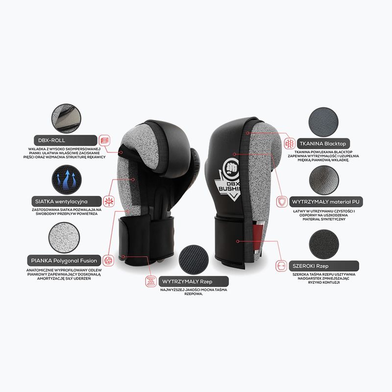 DBX BUSHIDO B-2V3A schwarz/weiss Sparring Handschuhe