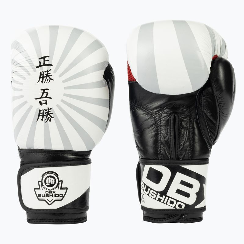 Bushido 'Japan' Sparring Boxhandschuhe weiß B-2v8-12oz