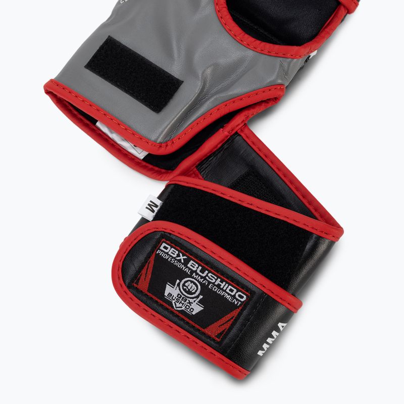 Bushido schwarz und rot MMA und Tasche Trainingshandschuhe E1V6-M 6