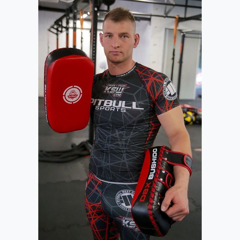 Bushido PAO Naturleder Trainingsschild rot Ars-1201a 6