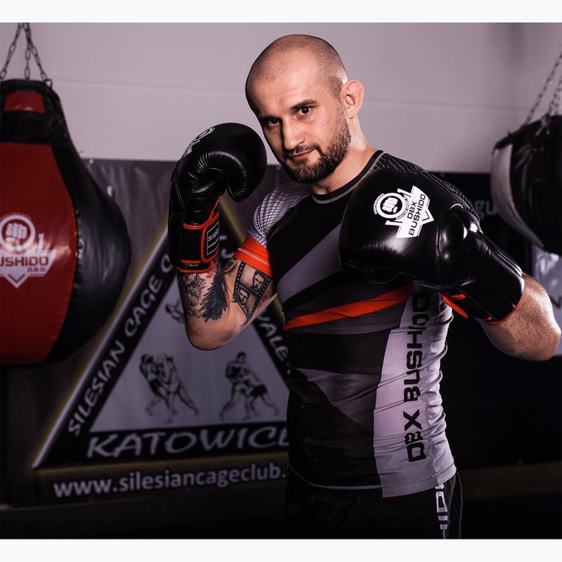 Bushido Boxhandschuhe mit Wrist Protect System schwarz Bb2-12oz 19