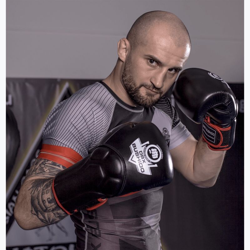 Bushido Boxhandschuhe mit Wrist Protect System schwarz Bb2-12oz 20