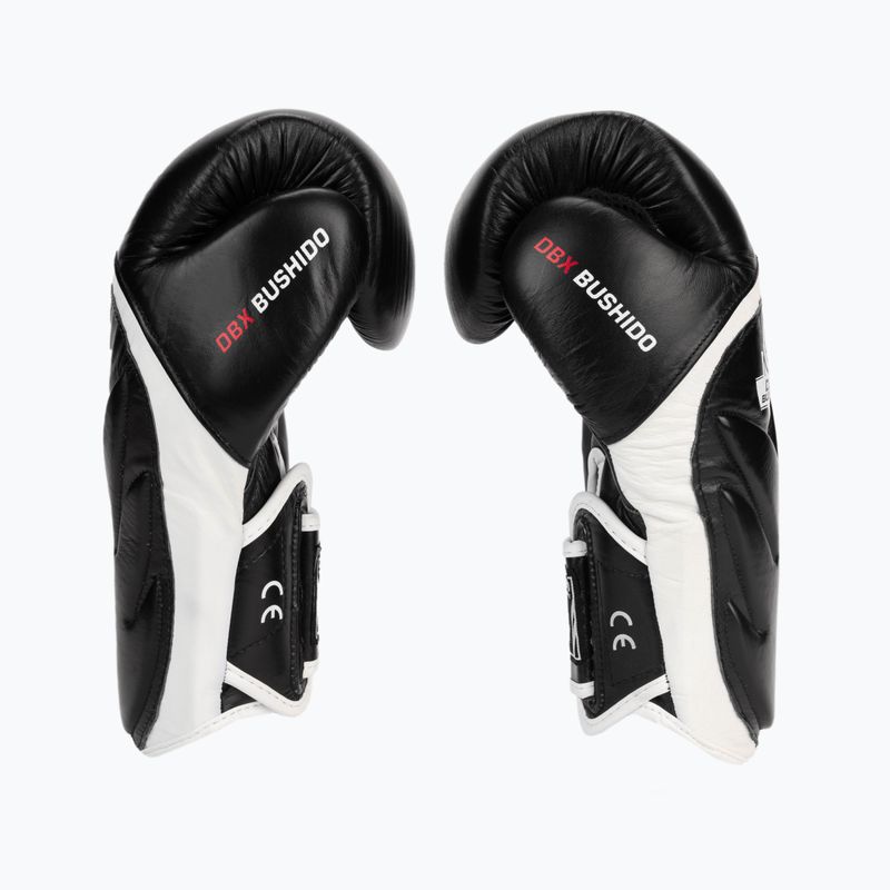 Bushido Boxhandschuhe mit Wrist Protect System schwarz Bb4-12oz