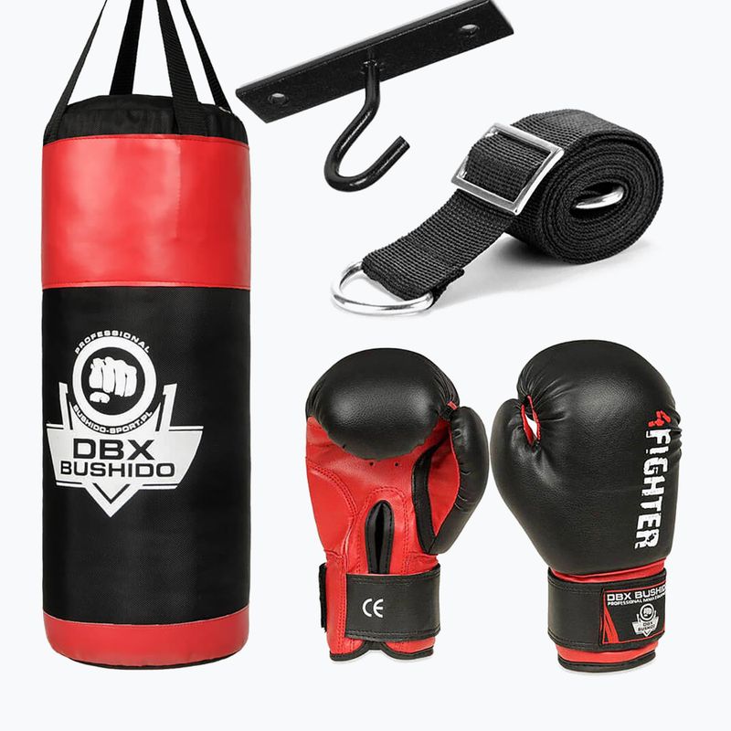 DBX BUSHIDO Kids Boxset DBX Kids schwarz und rot KIDS6SET