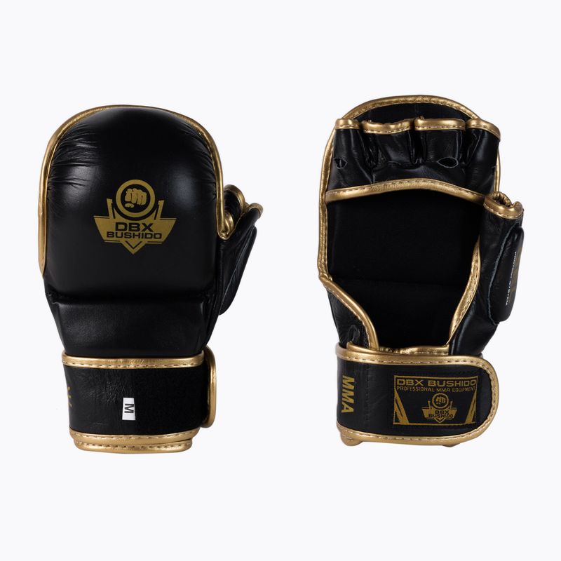 Bushido schwarz Arm-2011D-M Sparring Handschuhe für MMA Training 3