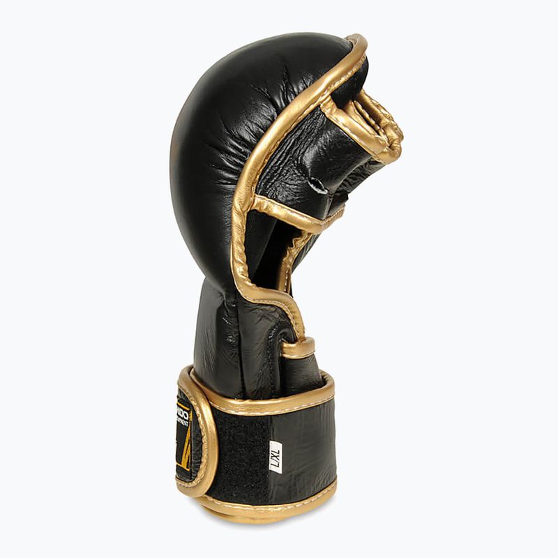 Bushido schwarz Arm-2011D-M Sparring Handschuhe für MMA Training 7