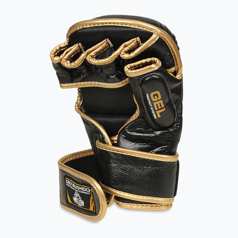 Bushido schwarz Arm-2011D-M Sparring Handschuhe für MMA Training 8
