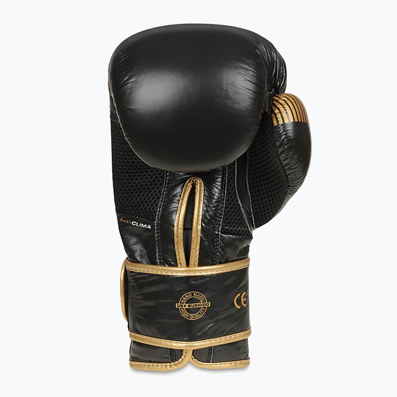 Bushido Naturleder Boxhandschuhe schwarz B-2v13-10oz 7