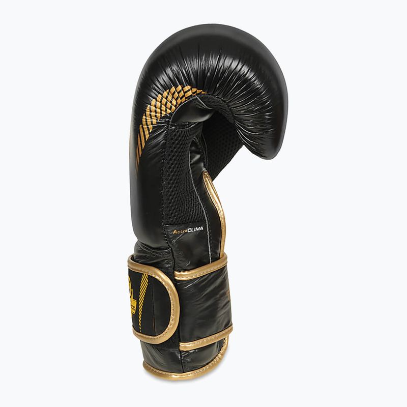 Bushido Naturleder Boxhandschuhe schwarz B-2v13-10oz 9