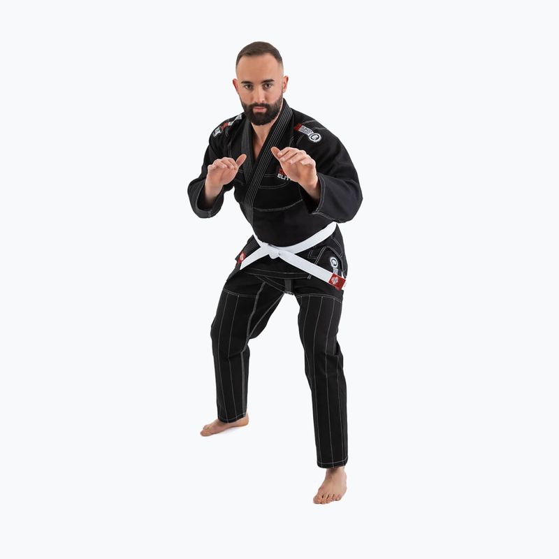 Bushido Gi Elite BJJ Trainingskimono + Gürtel schwarz DBX-BJJ-2-A2 10