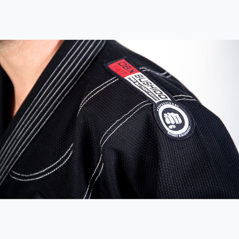 Bushido Gi Elite BJJ Trainingskimono + Gürtel schwarz DBX-BJJ-2-A2 17