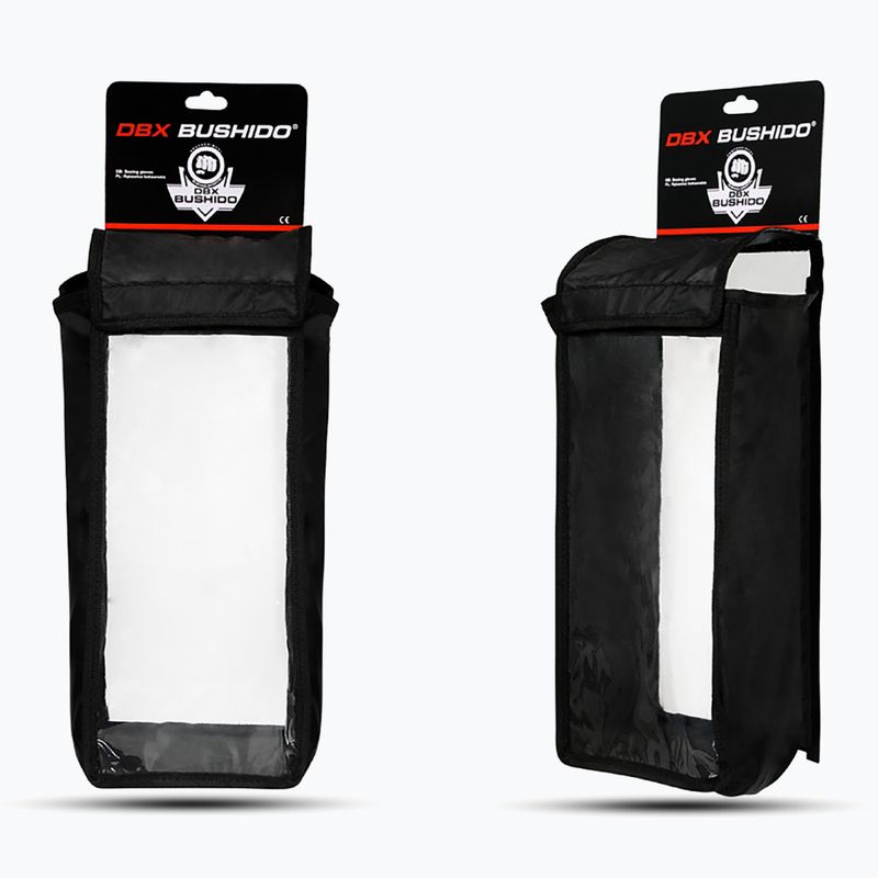Bushido Naturleder Boxhandschuhe schwarz B-2v14-10oz 8