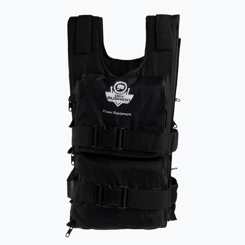Bushido Trainingsweste mit 30kg Gewicht schwarz K30V2