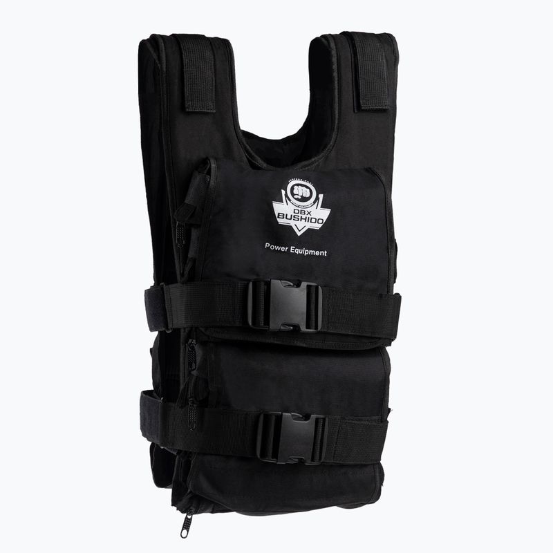 Bushido Trainingsweste mit 30kg Gewicht schwarz K30V2 3