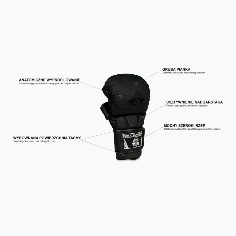 DBX BUSHIDO Master MMA Grappling Handschuhe schwarz 11