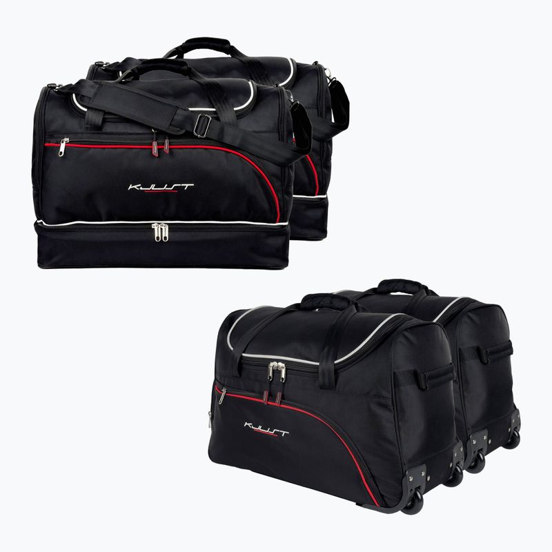 Gepäckträgertaschen-Set KJUST Alfa Romeo Giulietta Nuova 2010-2020 3 Stk. Schwarz