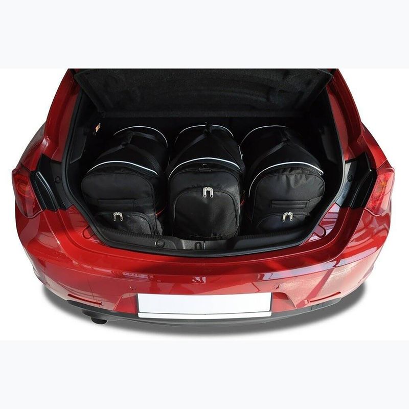 Gepäckträgertaschen-Set KJUST Alfa Romeo Giulietta Nuova 2010-2020 3 Stk. Schwarz 14