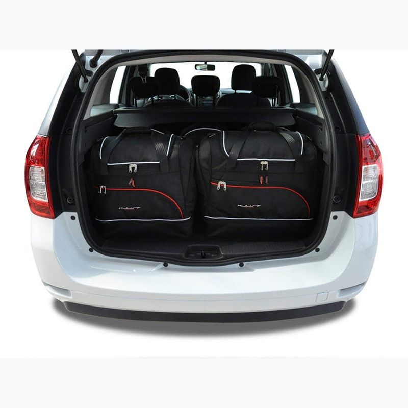 Gepäckträgertaschen-Set KJUST Dacia Logan MCV 2013-2020 5 Stk black 16