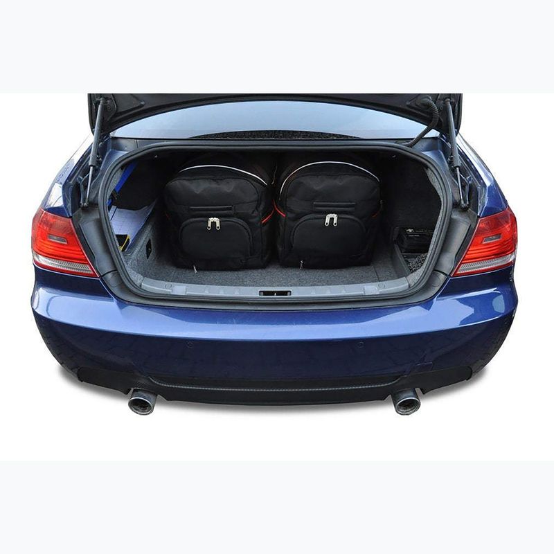 KJUST BMW 3 Coupe Kofferraumtaschen Set 2006-2013 4 Stück schwarz 14