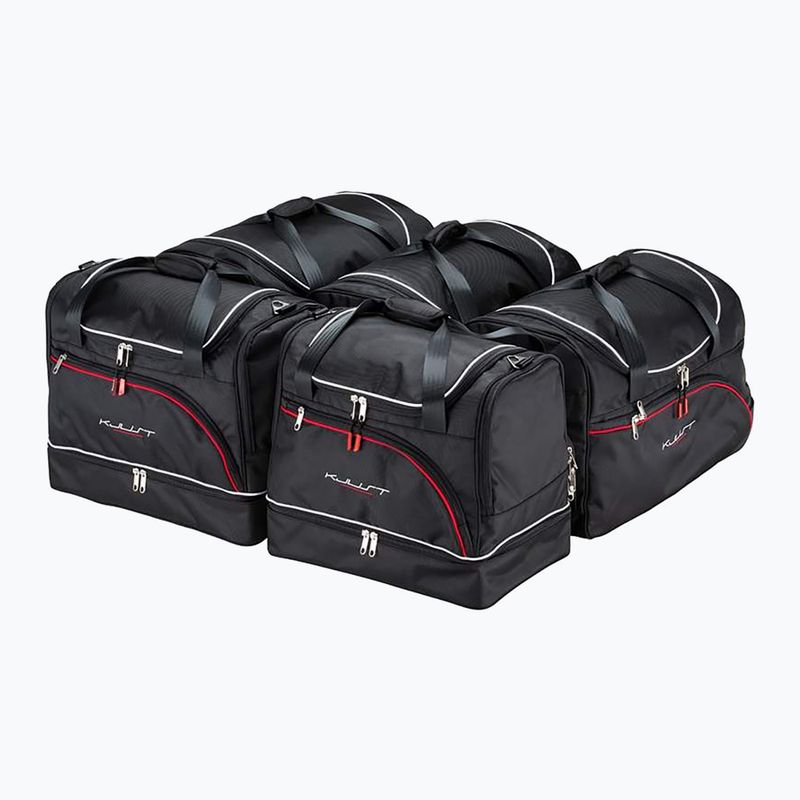 Gepäckträgertaschen-Set KJUST Dacia Logan Limousine 2012-2020 5 Stk black