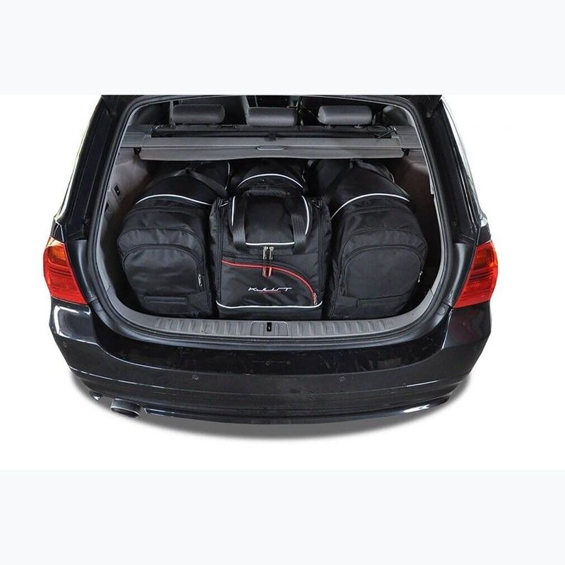 KJUST BMW 3 Touring Kofferraumtaschen Set 2005-2013 4 Stück schwarz 15
