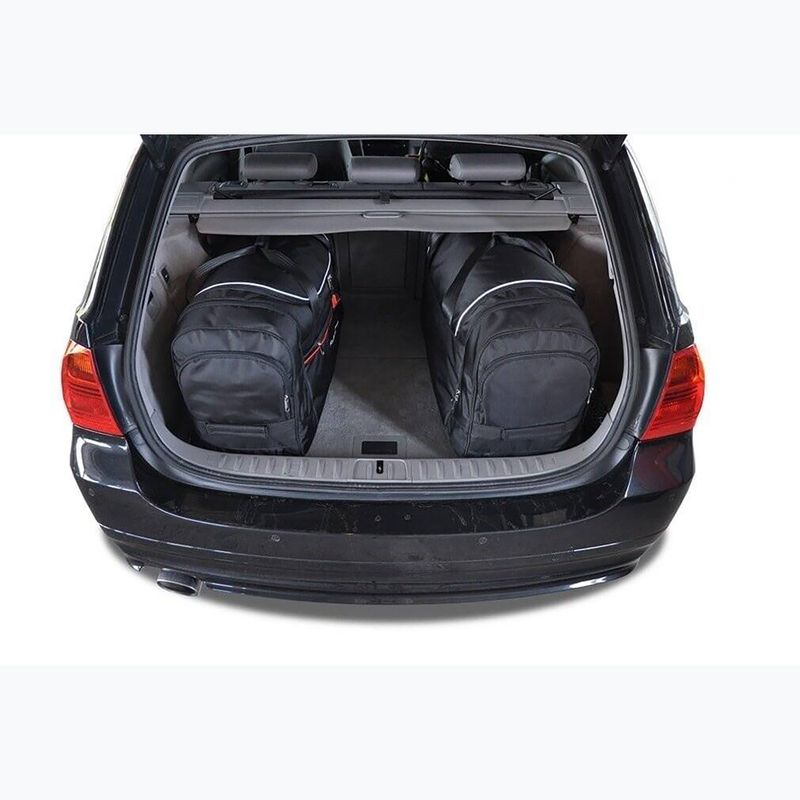 KJUST BMW 3 Touring Kofferraumtaschen Set 2005-2013 4 Stück schwarz 17