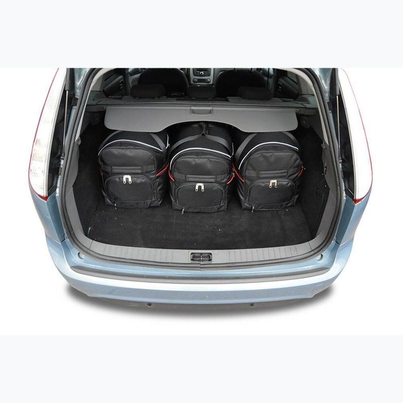 Gepäckträgertaschen-Set KJUST Ford Focus Kombi 2004-2011 5 Stk black 12