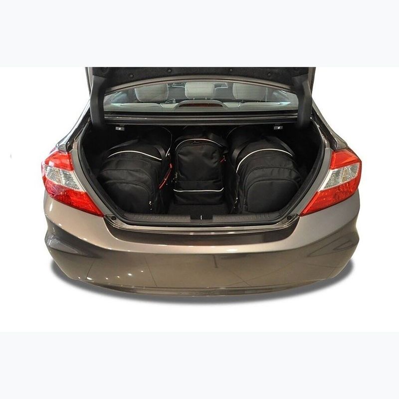 Gepäckträgertaschen-Set KJUST Honda Civic Limousine 2012-2017 4 Stk black 15