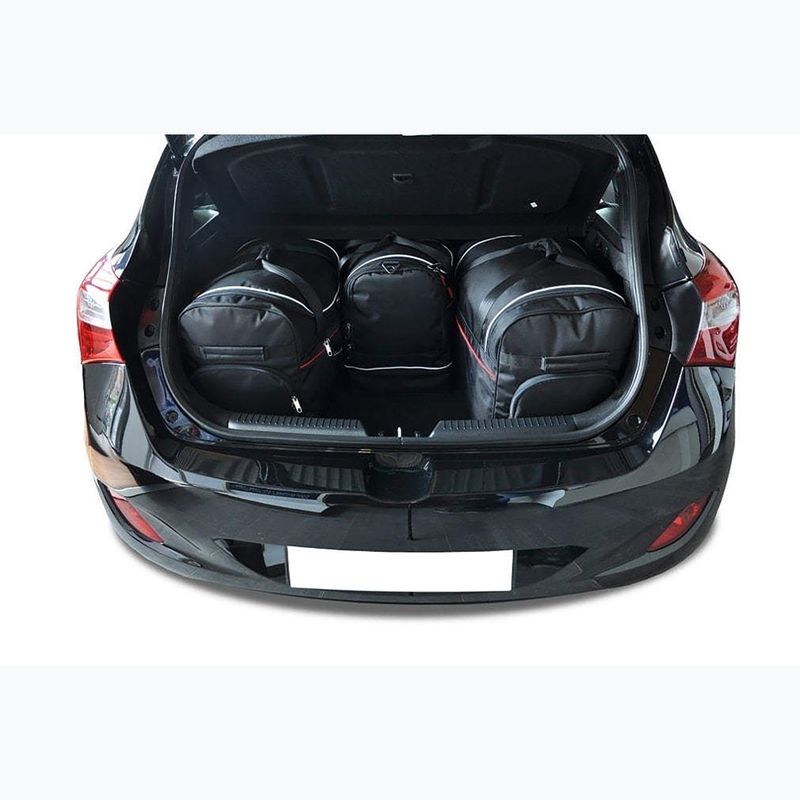 Gepäckträgertaschen-Set KJUST Hyundai I30 Hatchback 2012-2016 4 Stk black 12