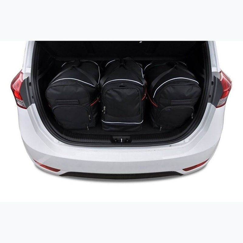 Gepäckträgertaschen-Set KJUST Hyundai IX20 2010-2020 3 Stk black 13