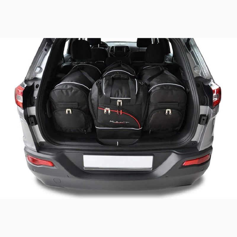 Gepäckträgertaschen-Set KJUST Jeep Cherokee 2014-2020 4 Stk black 14