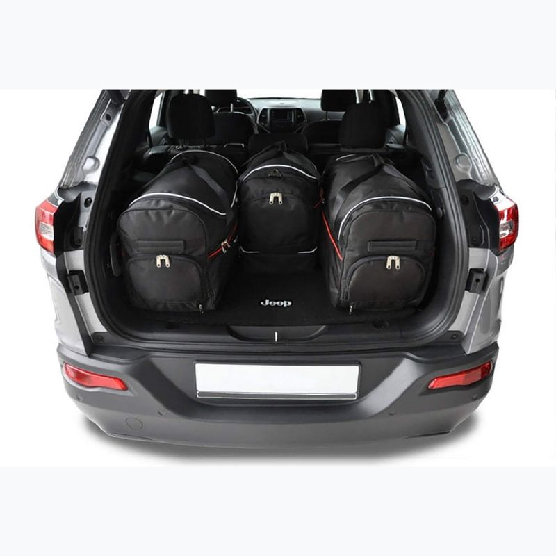 Gepäckträgertaschen-Set KJUST Jeep Cherokee 2014-2020 4 Stk black 15