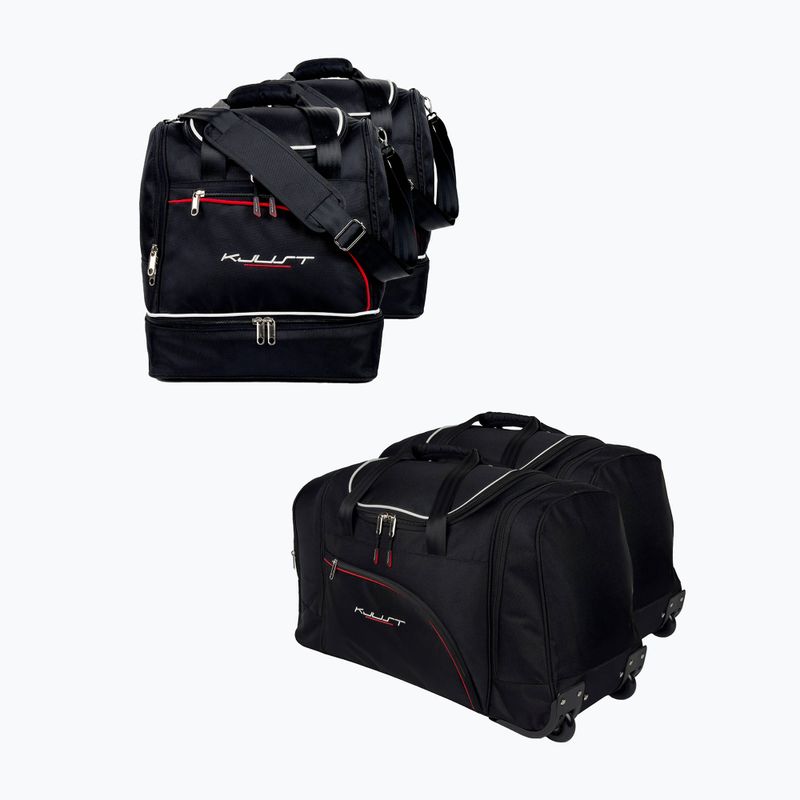 Gepäckträgertaschen-Set KJUST Jeep Wrangler 2007-2018 4 Stk black
