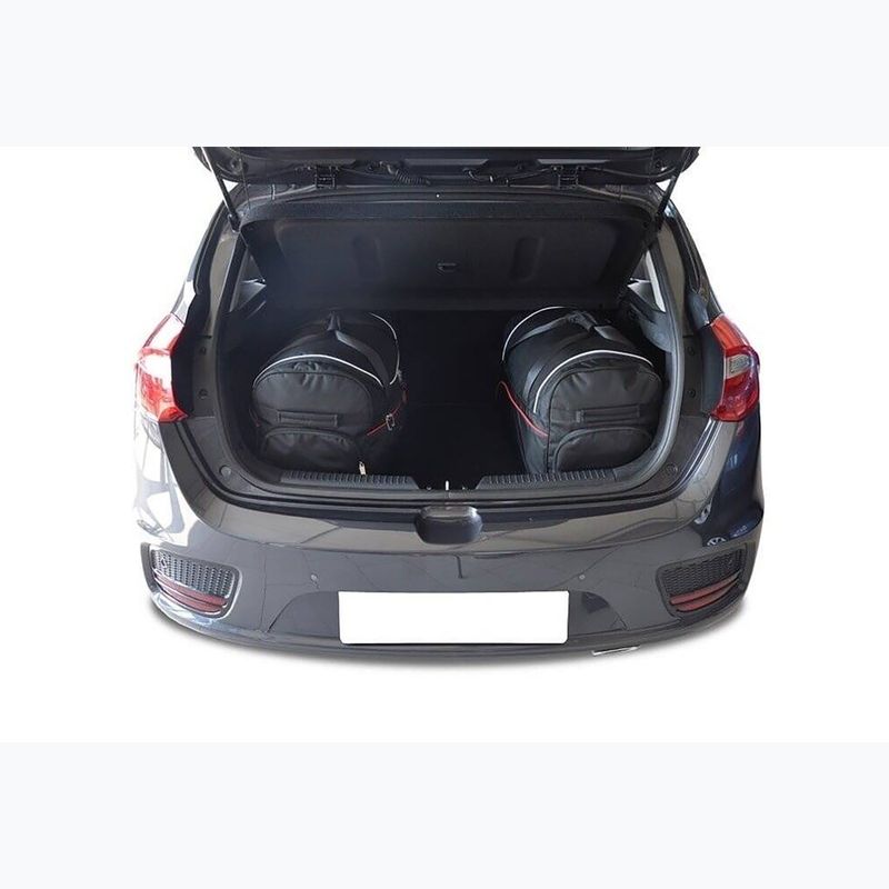 Gepäckträgertaschen-Set KJUST Kia Cee'D Hatchback 2012-2018 4 Stk black 18